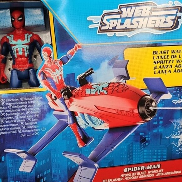 Marvel Spider-Man Web Splashers Hydro Jet Toy Figure & Accessory Set Ages 4+ New - Picture 3 of 4